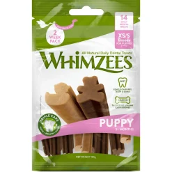 Whimzees Puppy Stazak - Hondensnacks - Denta 125 g 14 stuks Xsmall/Small
