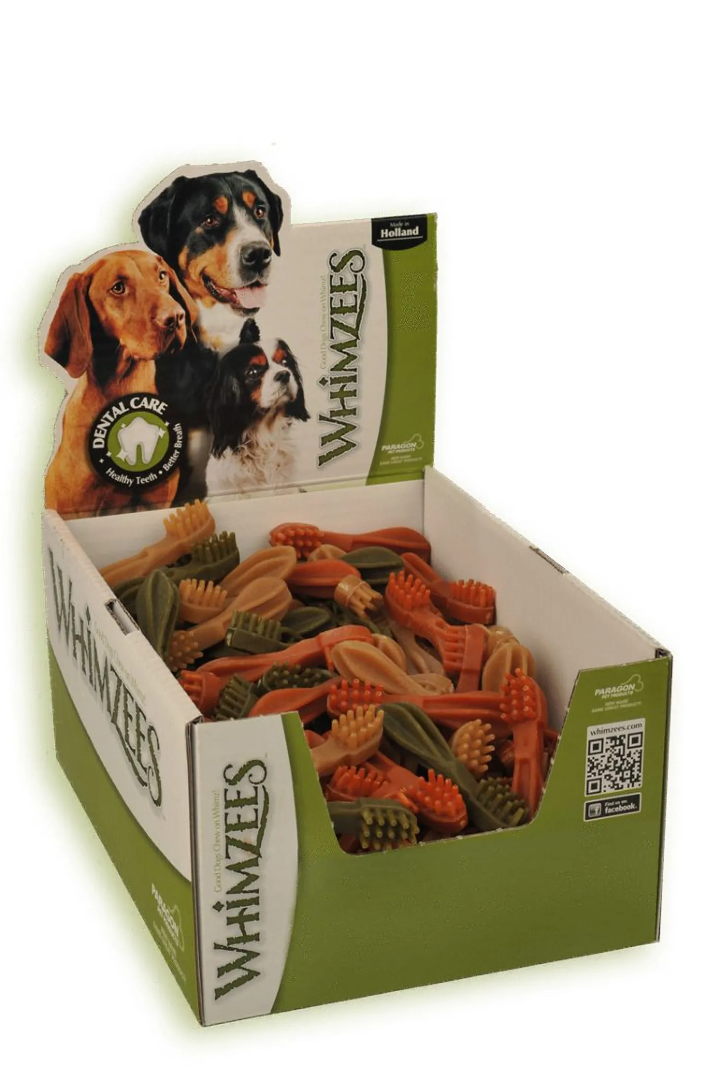 Whimzees Tandenborstel - Hondensnacks - Denta 11.4 cm Medium