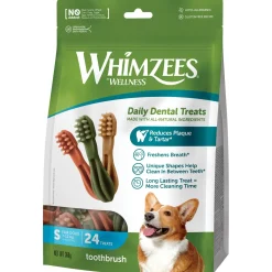 Whimzees Tandenborstel Stazak - Hondensnacks - Denta 8.6 cm 24 stuks Small