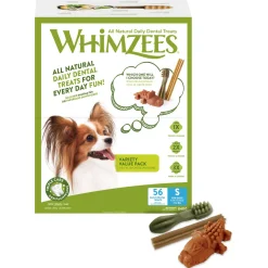 Whimzees Variety Box - Hondensnacks - Denta 840 g 56 stuks Small
