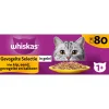 Whiskas 1+ Selectie In Gelei Maaltijdzakjes Multipack - Kattenvoer - Gevogelte 80x85 g