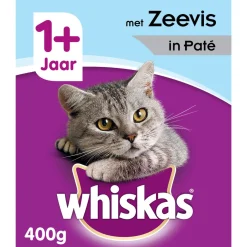 Whiskas Blik Pate - Kattenvoer - Zeevis 400 g