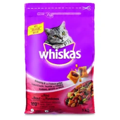 Whiskas Brokjes Adult - Kattenvoer - Rund 1 kg