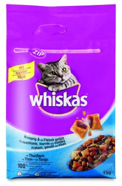 Whiskas Brokjes Adult - Kattenvoer - Tonijn 4 kg