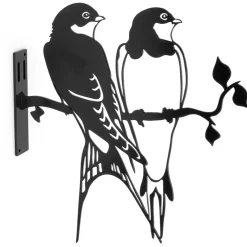 Wildbird Metal Bird Boerenzwaluw - Tuindecoratie - Zwart