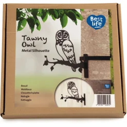 Wildbird Metal Bird Bosuil - Tuindecoratie - Zwart