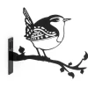 Wildbird Metal Bird Winterkoning - Tuindecoratie - Zwart