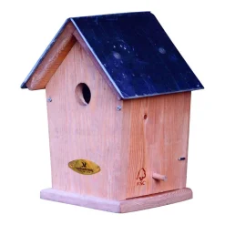 Wildbird Nestkast Mees Leien Dak 32mm - Broeden - 19.5x16x30 cm