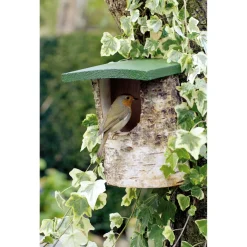 Wildbird Vbn Nestkast Berk Halfholen - Broeden - 22x18x30 cm