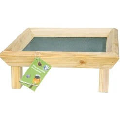 Wildbird Voedertafel Staand - Voederhuis - 35x35x14 cm 680 g Houtkleur