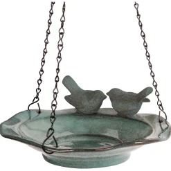 Wildbird Waterschaal Traunsee - Vogel - Voerbak- Drinkbak - Ø27x12.7 cm Groen