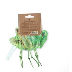 Wildlife Sprinkhaan - Kattenspeelgoed - Groen Bruin Zwart