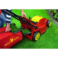 Wolf-Garten Elektromaaier A340e - Grasmaaier - 34 cm 30 l Rood Geel 1400 Watt