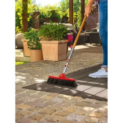 Wolf-Garten Huisbezem Hb 350 M - Reiningingsgereedschap - 35 cm Geel Rood