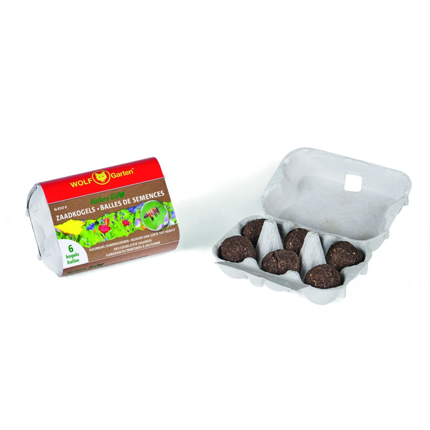 Wolf-Garten Natura Bio Zaadkogels - Bloemzaden - 6 stuks