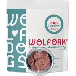 Wolfork №5 Adult Compleet Kipvrij - Diepvriesvoer - Kalkoen Lam Rund 850 g Kipvrij