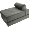 Wooff Boxspring Met Hoofdkussen - Hondenmatras - 75x55x28 cm Antraciet Medium