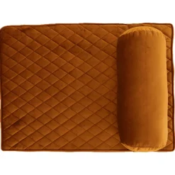 Wooff Boxspring Met Hoofdkussen - Hondenmatras - 75x55x28 cm Koper Medium