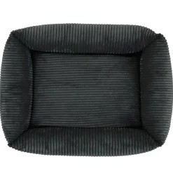 Wooff Cocoon Rib Antraciet - Hondenmand