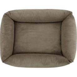 Wooff Cocoon Rib Taupe - Hondenmand