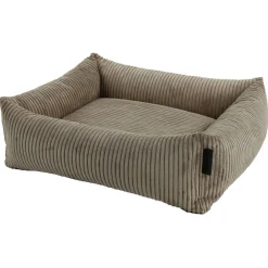 Wooff Cocoon Rib Taupe - Hondenmand