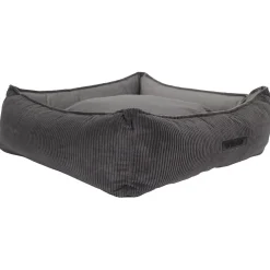 Wooff Cocoon Rib Velours Antraciet - Hondenmand