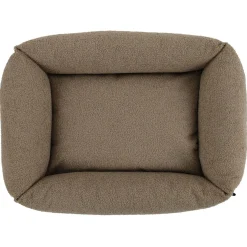 Wooff Cocoon Teddy Taupe - Hondenmand