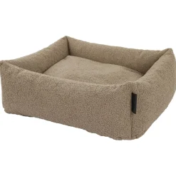 Wooff Cocoon Teddy Taupe - Hondenmand