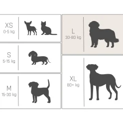 Wooff Cocoon Teddy Taupe - Hondenmand