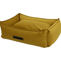 Wooff Mand Cocoon Velours - Hondenmand - 60x40x18 cm Oker Small