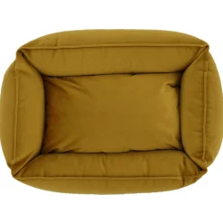 Wooff Mand Cocoon Velours - Hondenmand - 60x40x18 cm Oker Small