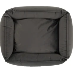 Wooff Mand Cocoon Velours Donkergrijs - Hondenmand