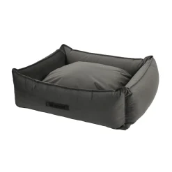 Wooff Mand Cocoon Velours Donkergrijs - Hondenmand