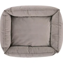 Wooff Mand Cocoon Velours Grijs - Hondenmand