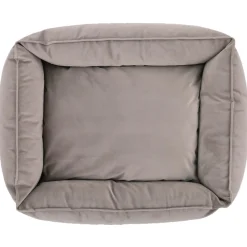 Wooff Mand Cocoon Velours Grijs - Hondenmand