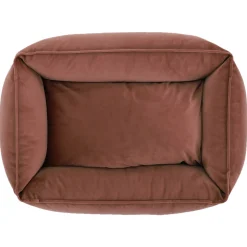 Wooff Mand Cocoon Velours - Hondenmand - 60x40x18 cm Pink Small