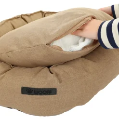 Wooff Mand Cocoon Vintage Zand - Hondenmand