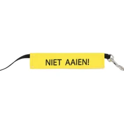 Wooff Riemlabel Niet Aaien - Hondensport - 17x7 cm Geel