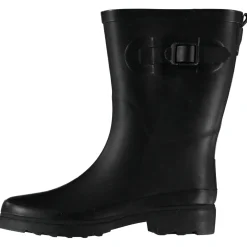 Xq Footwear Dames Regenlaars Riem Rubber Zwart - Laarzen