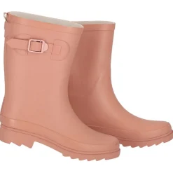 Xq Footwear Dames Regenlaars Riem Rubber Pink - Laarzen