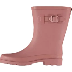 Xq Footwear Dames Regenlaars Riem Rubber Pink - Laarzen
