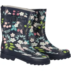Xq Footwear Dameslaars Bloemen Blauw - Laarzen