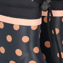 Xqboots Meisjeslaars Gevoerd Stip Marine - Laarzen