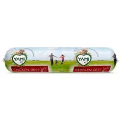 Yamipets Worst - Hondenvoer - Kip Rund 750 g