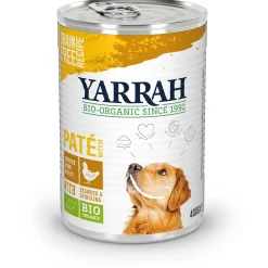 Yarrah Bio Alu Pate Graanvrij - Hondenvoer - Kip Zeewier 400 g