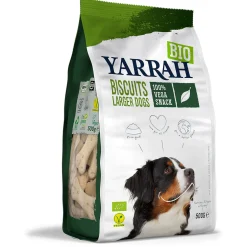 Yarrah Bio Biscuits Larger Dogs - Hondensnacks - 500 g Vegetarisch