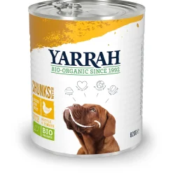 Yarrah Bio Blik Brokjes In Saus - Hondenvoer - Kip 820 g