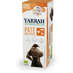 Yarrah Bio Hond Mult-Pack Alu Kuip - Hondenvoer - Kip 6x150 g