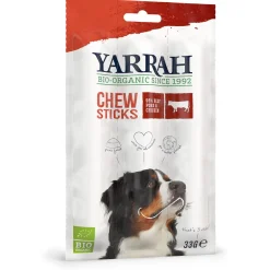 Yarrah Bio Hondenkauwstaafjes - Hondensnacks - Rund Spirulina 33 g
