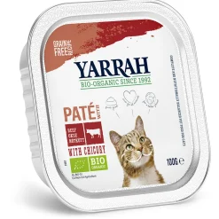 Yarrah Bio Kat Alu Pate Rund - Kattenvoer - 100 g